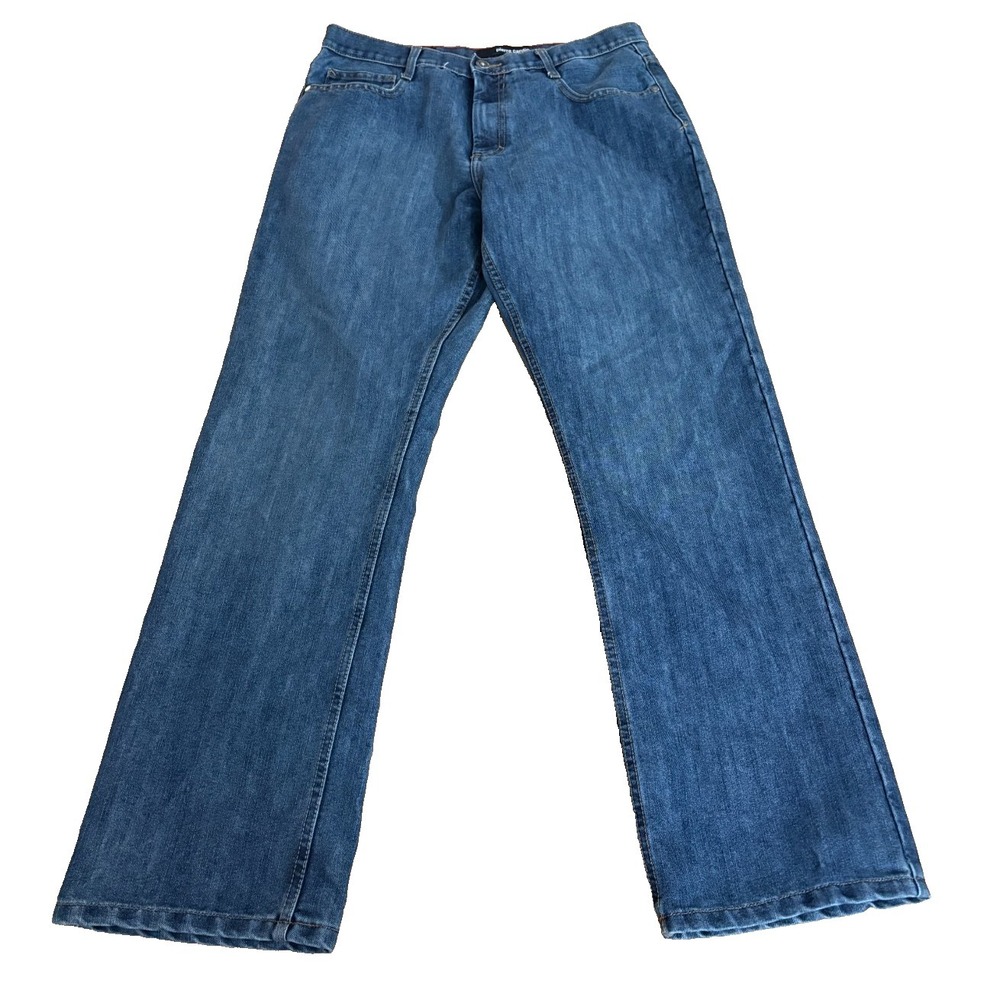 Pierre Cardin Jeans Women's Blue Straight Leg Denim High Rise 5 Pocket